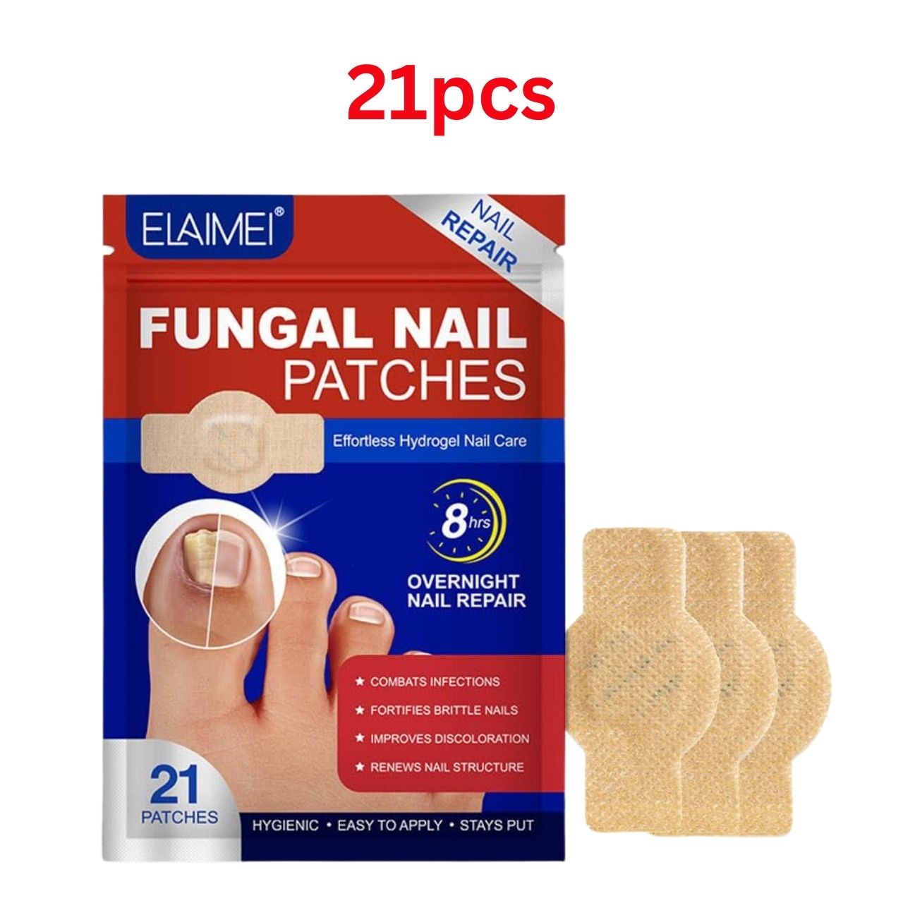 FungalPatches, obliži za kozmetično nego nohtov (21 kos.) (1+1 GRATIS) - Image 9
