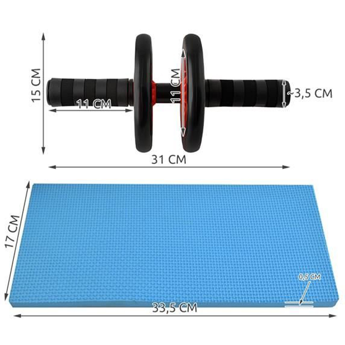 AbTrainer, kolešček za vadbo z obloženimi ročaji - Image 7