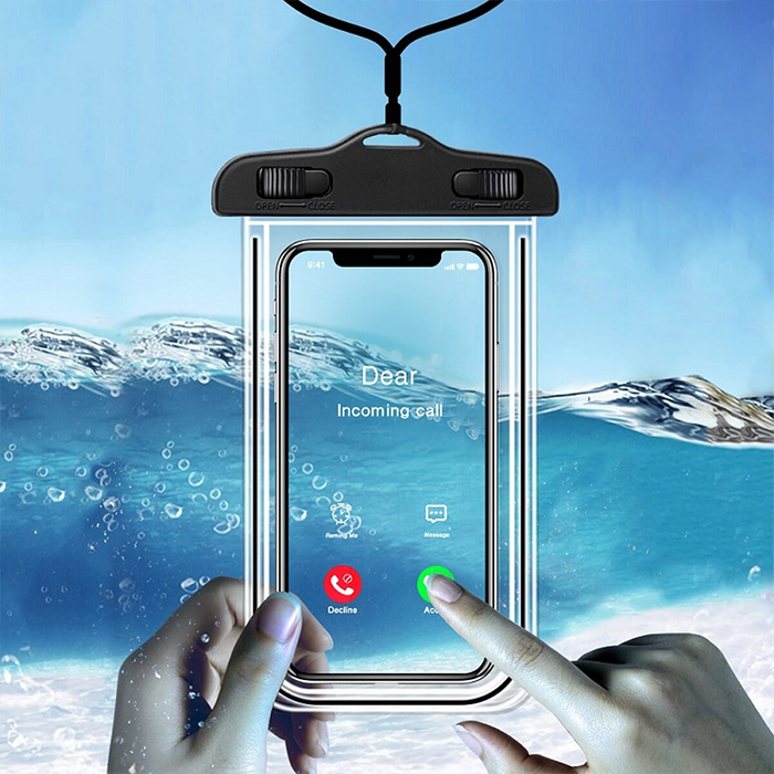 AquaBag, prosojna vodotesna torbica za telefon - Image 3