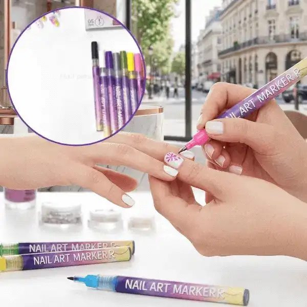 Komplet barvnih pisal za poslikavo nohtov, ArtNails - Image 1
