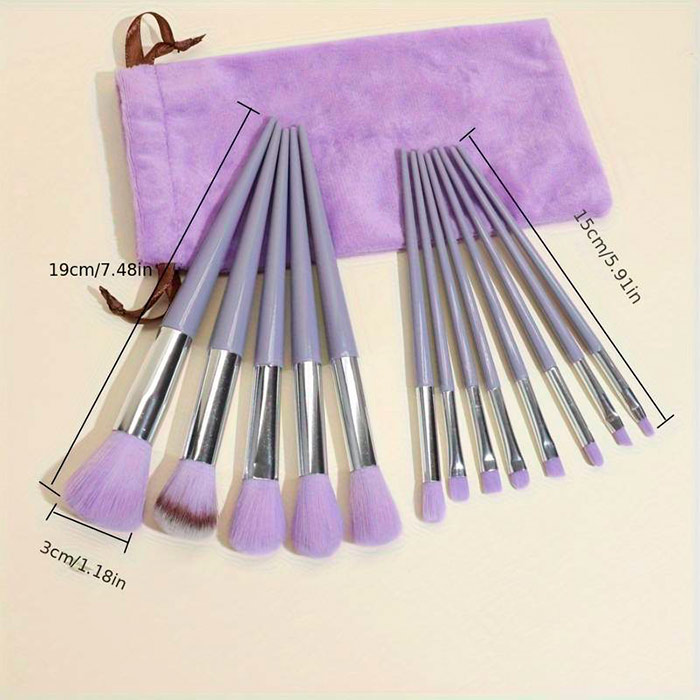 BrushSet, 13-delni set čopičev za ličenje s torbico - Image 2