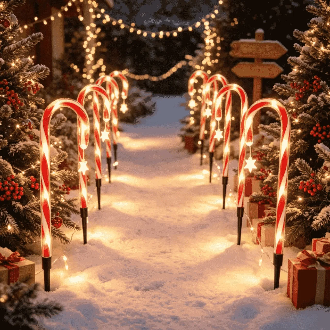 LED božične sladkorne palčke, CaneLights - Image 4