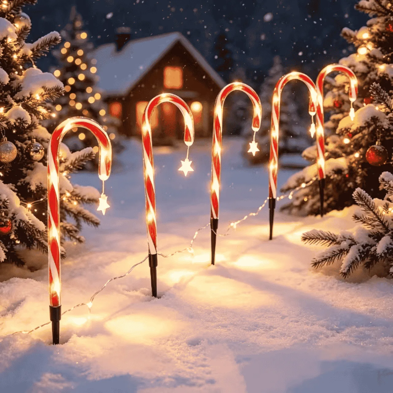 LED božične sladkorne palčke, CaneLights - Image 5