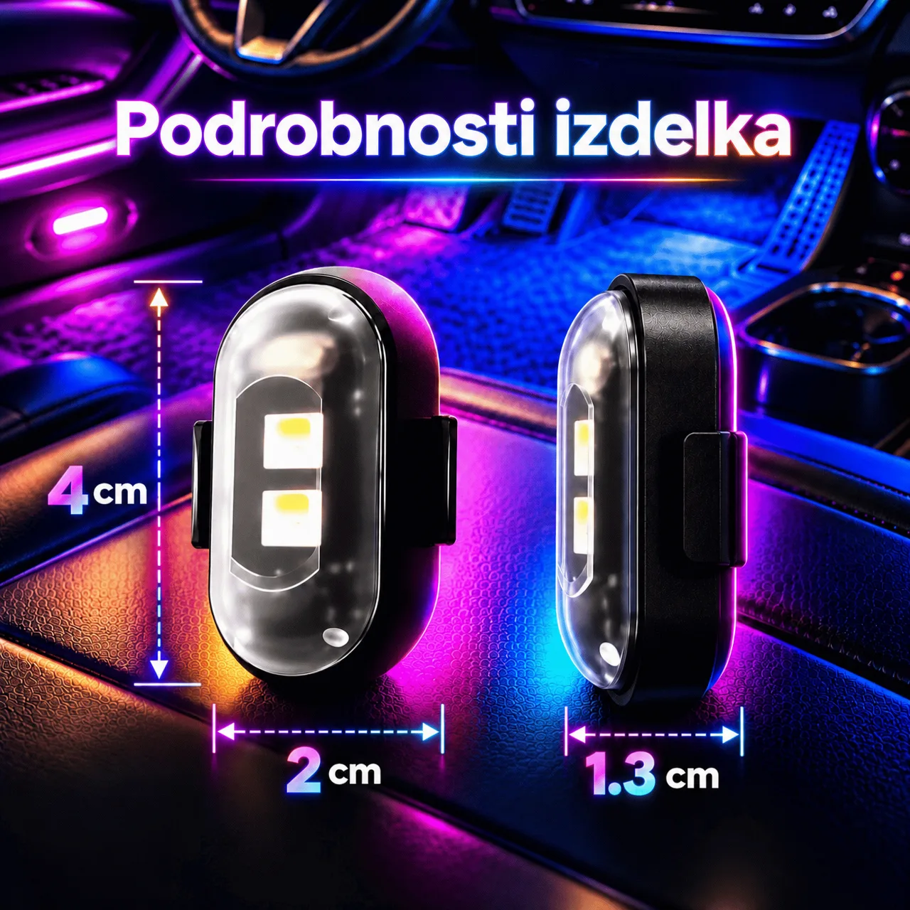 Ambientalna LED osvetlitev za avtomobil, CarAmbient - Image 3