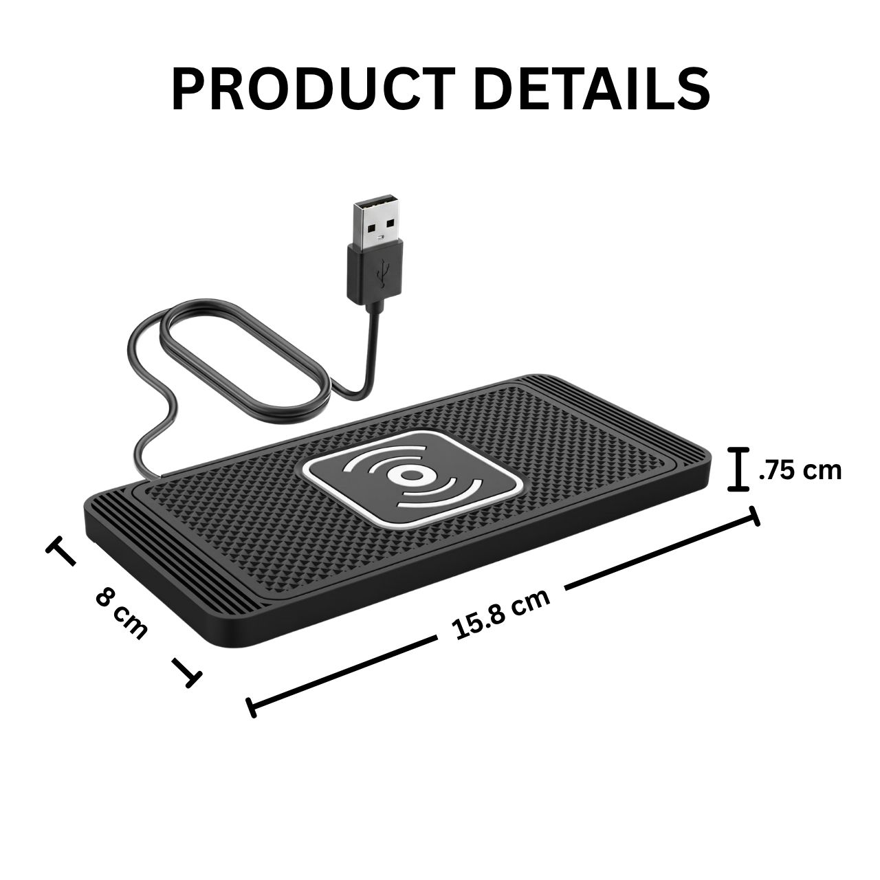 Brezžična polnilna podloga za telefon, CarPad - Image 2