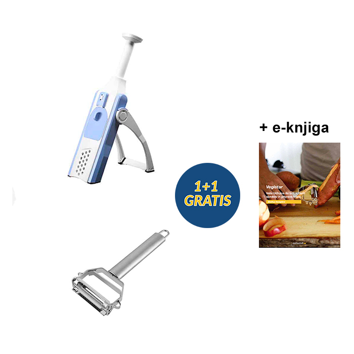 ChopBundle – sekljalnik zelenjave + rezalnik, lupilec in e-knjiga - Image 1