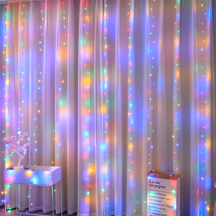ColorfulCurtain, svetlobna zavesa s 300 barvnimi LED lučkami - Image 6