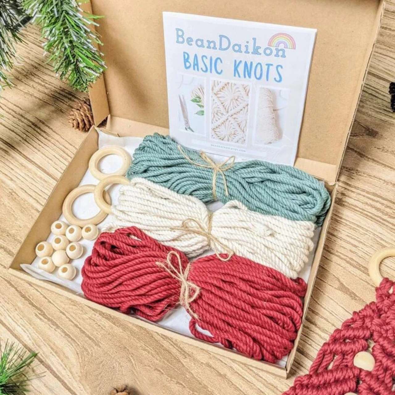 CraftKit, božični makrame komplet za izdelovanje okraskov - Image 8