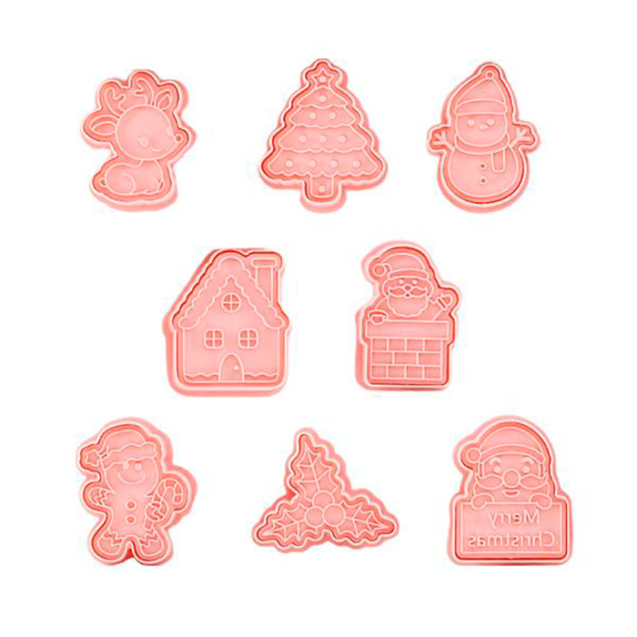 CutCookies, božični modeli za piškote (8 modelčkov) - Image 1