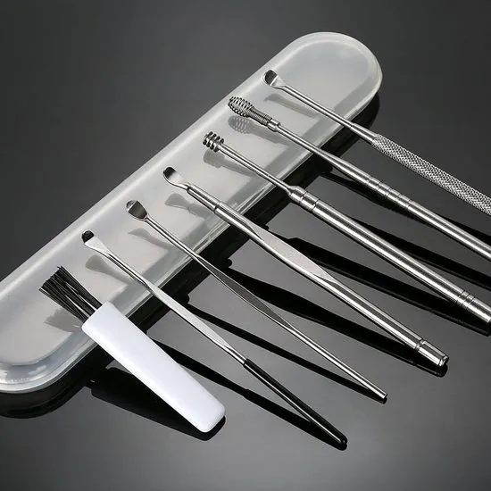 EarCleaningKit, 7-delni set s priborom za varno čiščenje ušes - Image 1