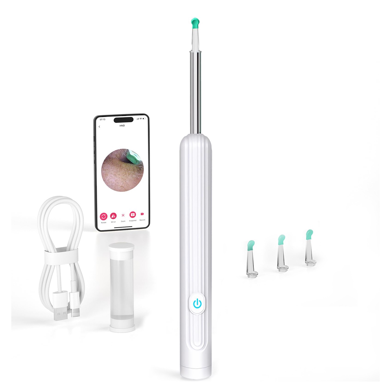 EarStick, pripomoček za čiščenje ušesnega masla s kamero - Image 1
