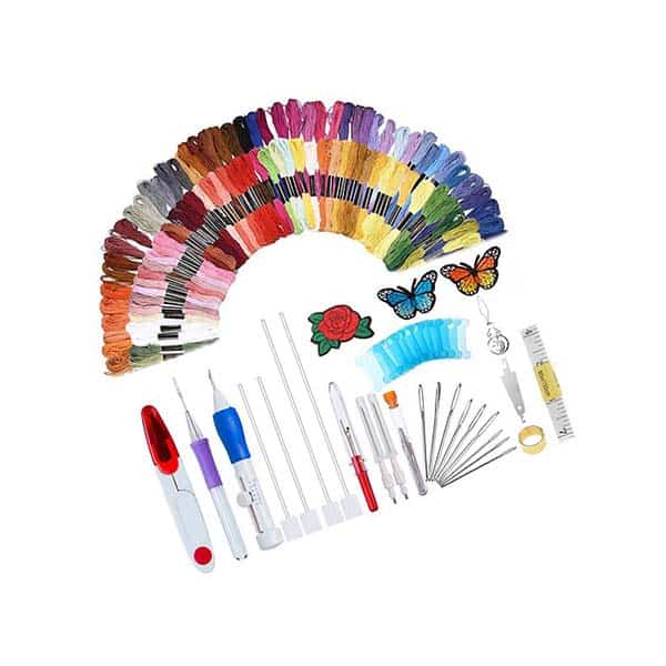 EmbroideryKit, 136-delni komplet niti in drugih najpogostejših pripomočkov za vezenje - Image 1