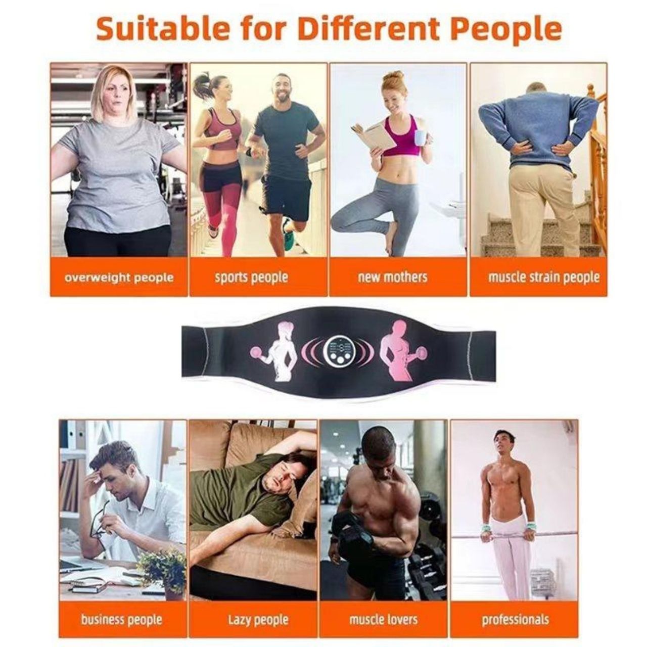 FitnessBelt, pas za stimulacijo trebušnih mišic - Image 5