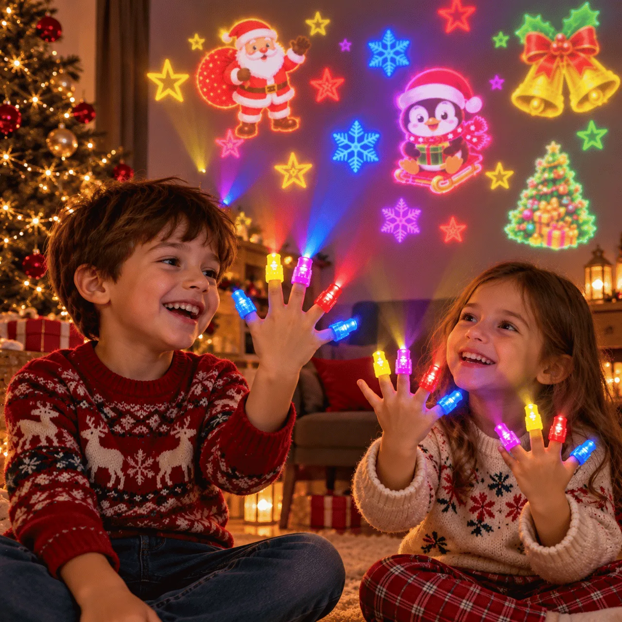 LED projektorji za prste z božičnimi motivi, FunLights - Image 5