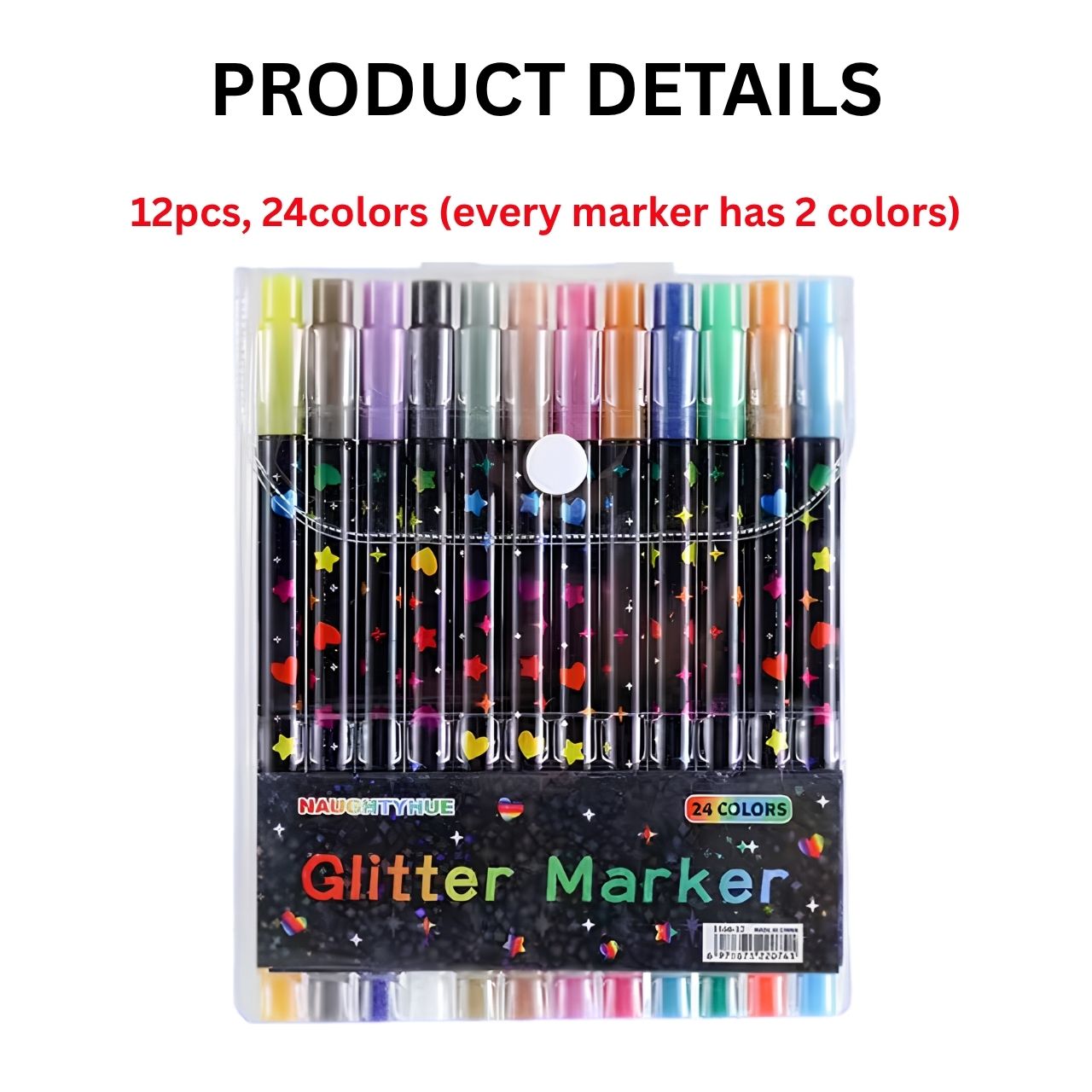 Flomastri z bleščicami, GlitterMarkers - Image 6