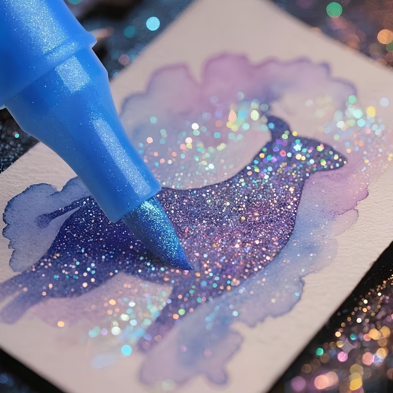 Flomastri z bleščicami, GlitterMarkers - Image 9