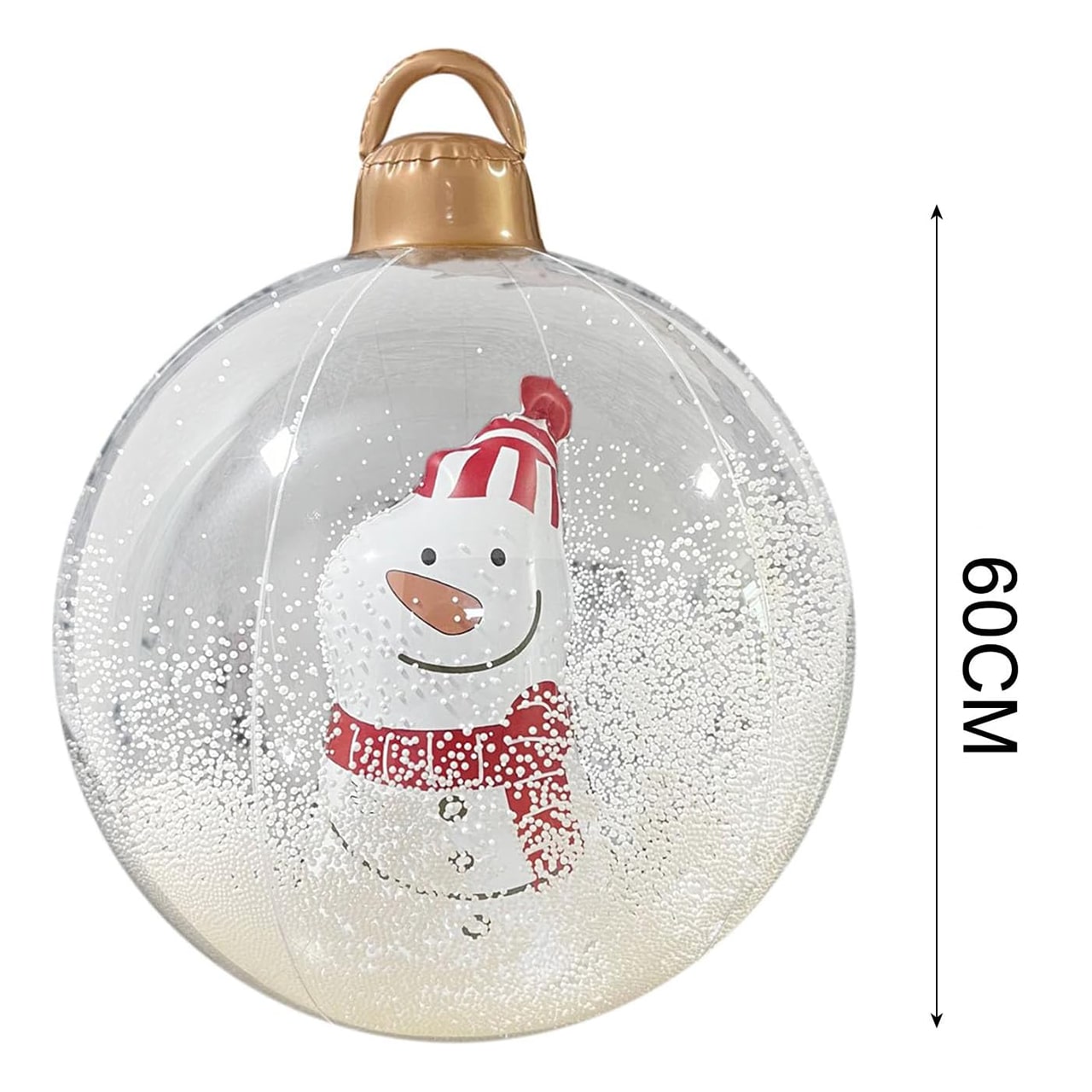 GlowySnowy, božična krogla z motivom snežaka in lučko - Image 9
