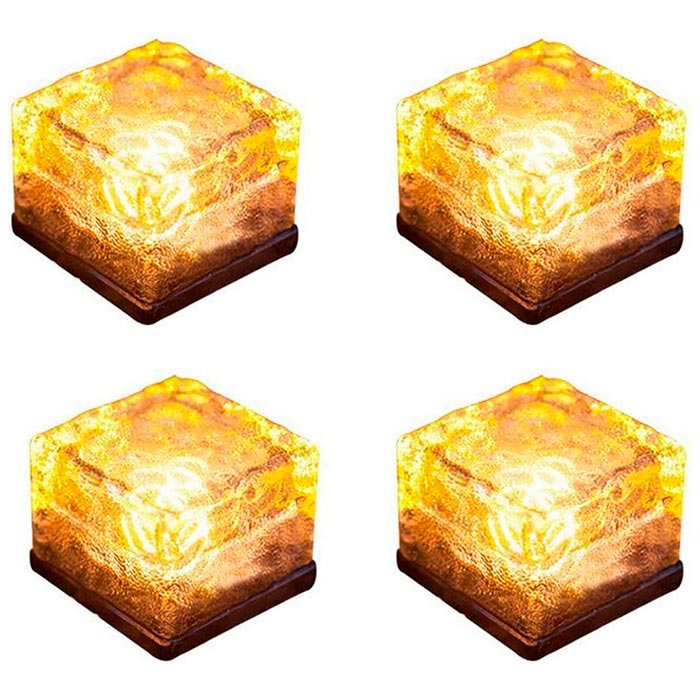 IceCubeLights, solarne vrtne luči v obliki kocke (2 kosa)