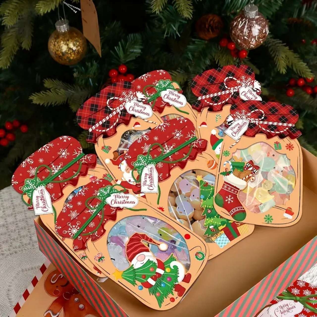 JarGifts, komplet božičnih kartic za praznična darilca (48 kos.) - Image 4