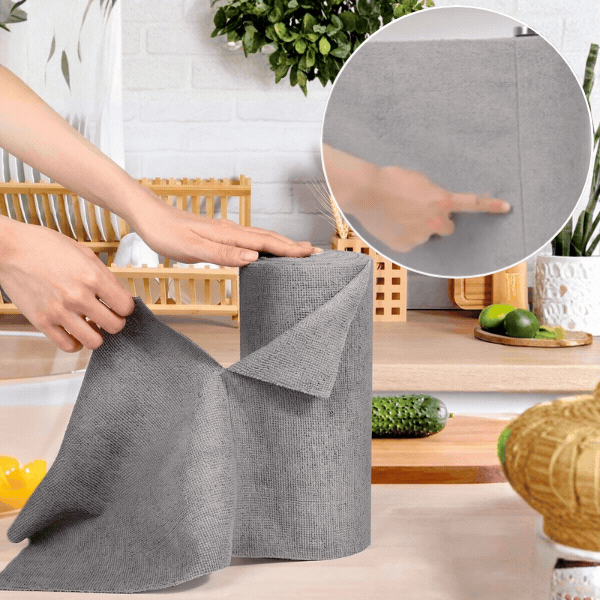 Čistilne krpe v roli iz mikrovlaken (30 kos.), KitchRoll - Image 1