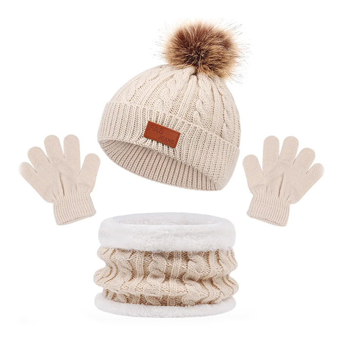 KnittSet,topel zimski otroški komplet - Image 1