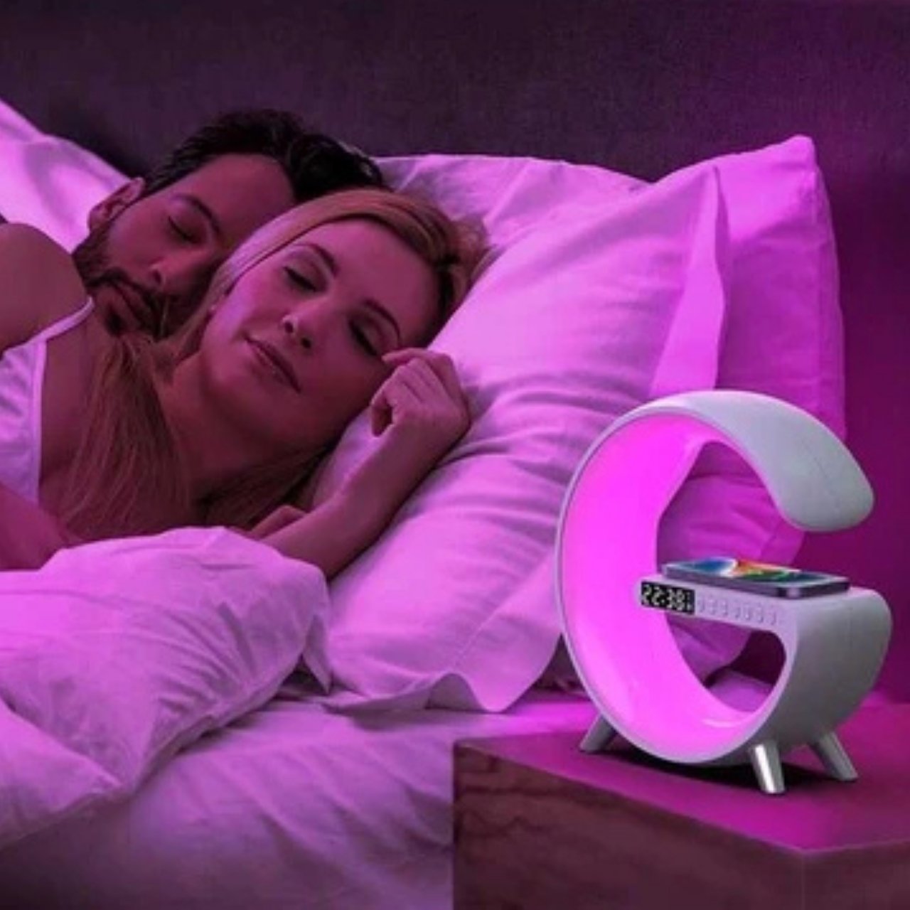 MoonCharge– eleganten brezžični polnilec in ambientalna lučka v enem - Image 2
