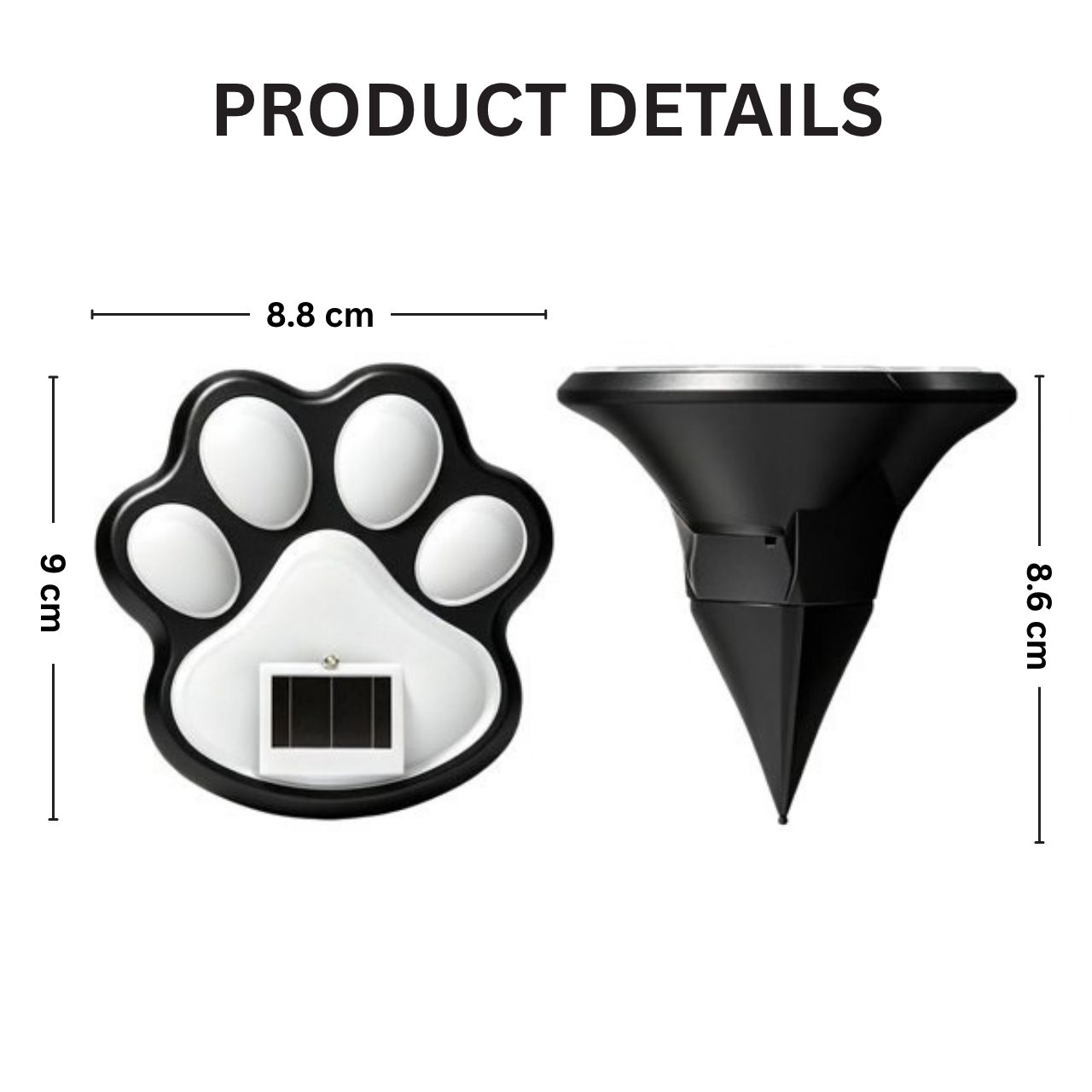 Solarne LED lučke v obliki tačk, Paws - Image 5