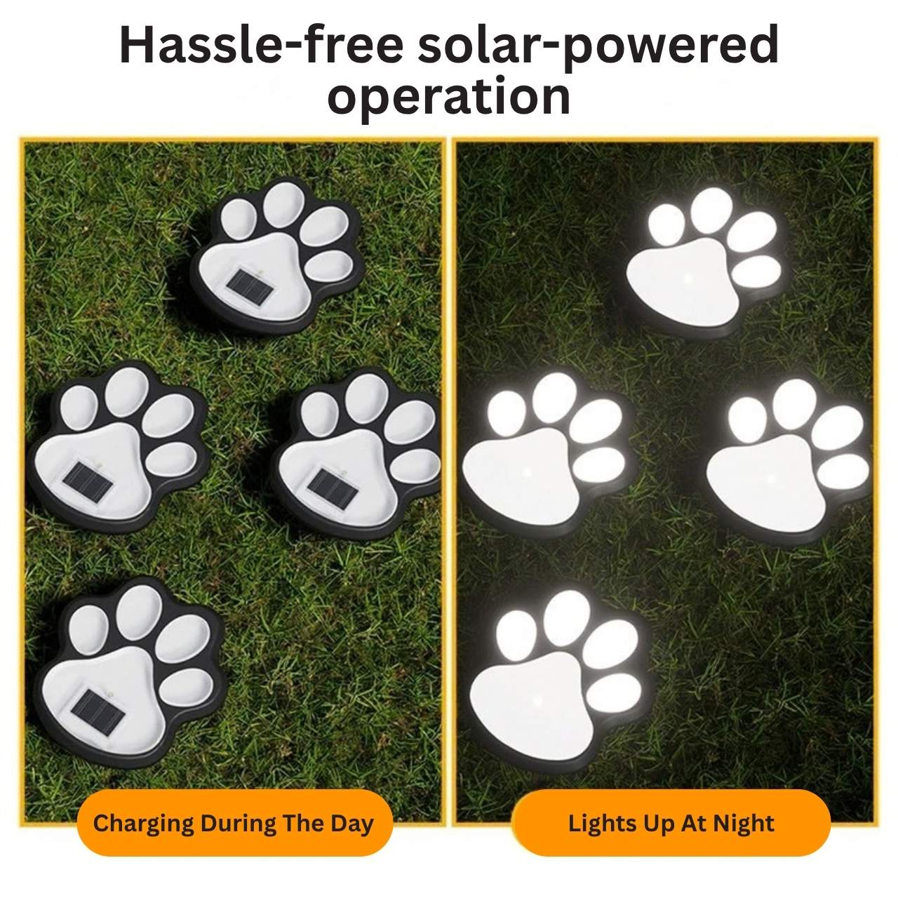 Solarne LED lučke v obliki tačk, Paws - Image 7