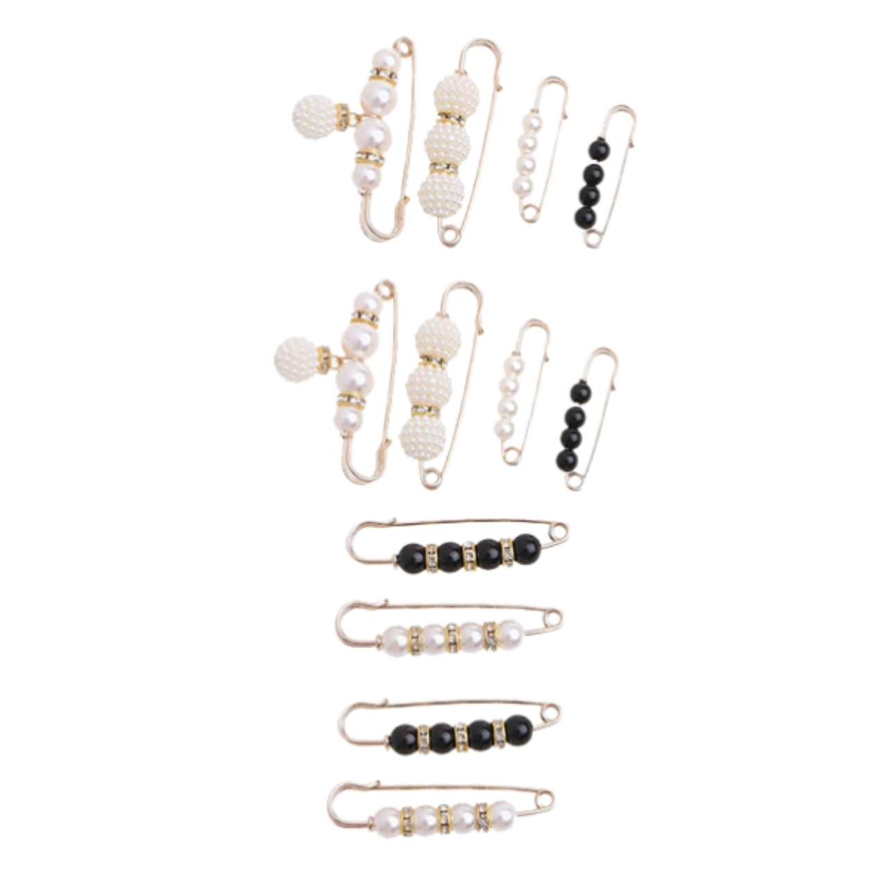 Pearls, elegantne pasne zaponke (12 kosov) - Image 1