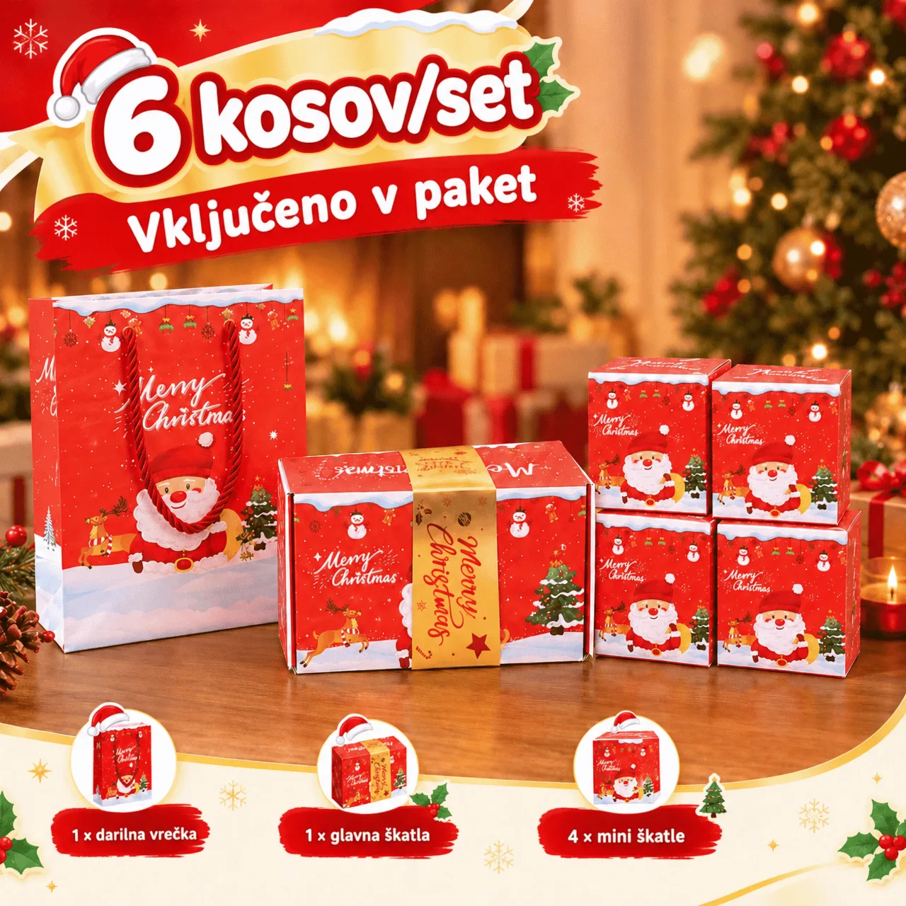 Božična darilna škatla s presenečenjem, PopOut - Image 2