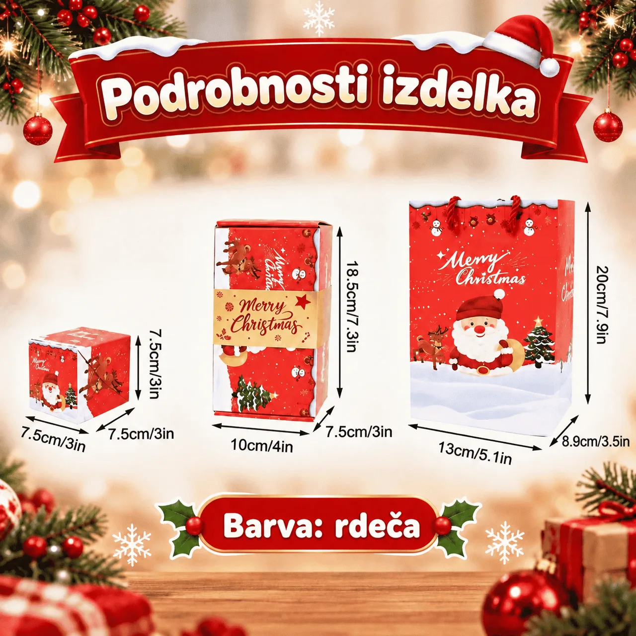 Božična darilna škatla s presenečenjem, PopOut - Image 3