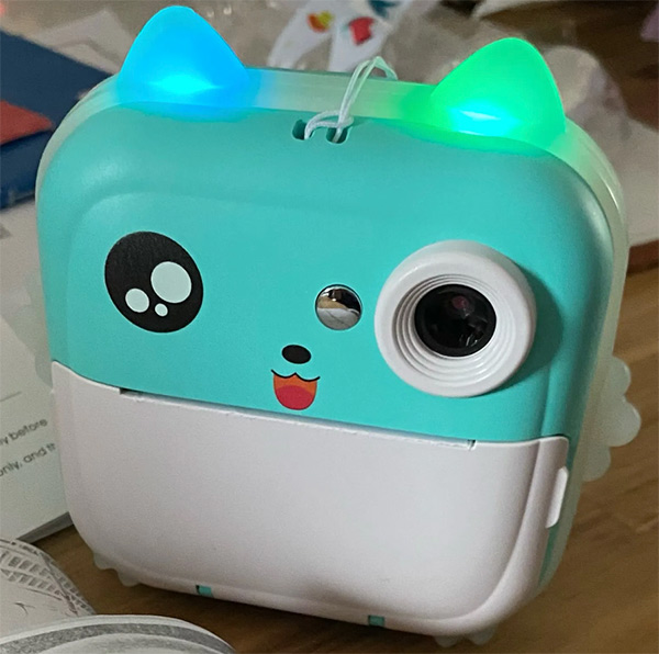 PrintBundle – fotoaparat s tiskalnikom + 2 roli papirja in kartica Micro SD - Image 9