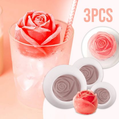 Silikonski modelčki za ledene kocke (3 kos.), ROSEICE - Image 1