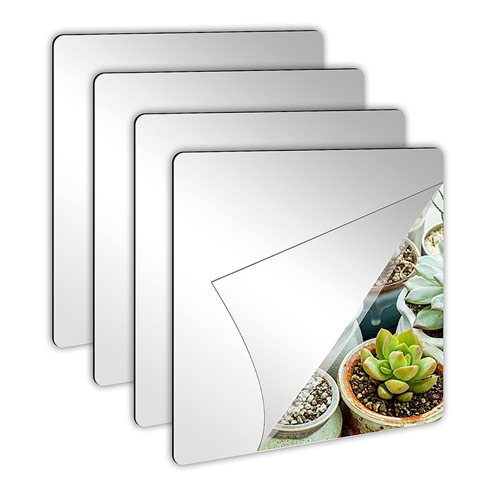 ReflectMirror, stenske nalepke z učinkom ogledala (4 kosi) - Image 1