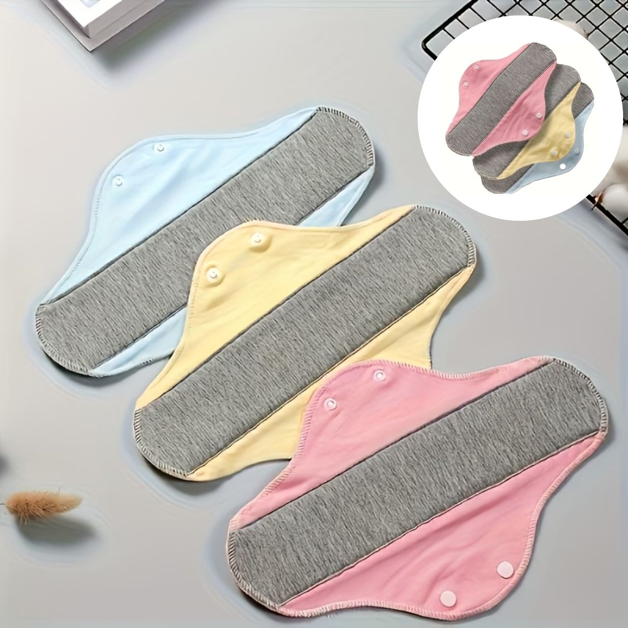 Pralni menstrualni vložki za večkratno uporabo, ReusablePads - Image 4