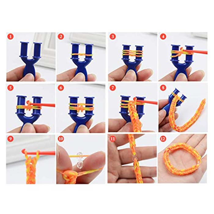 RubberBands, set za izdelavo zapestnic, obeskov in ostalih dodatkov - Image 1