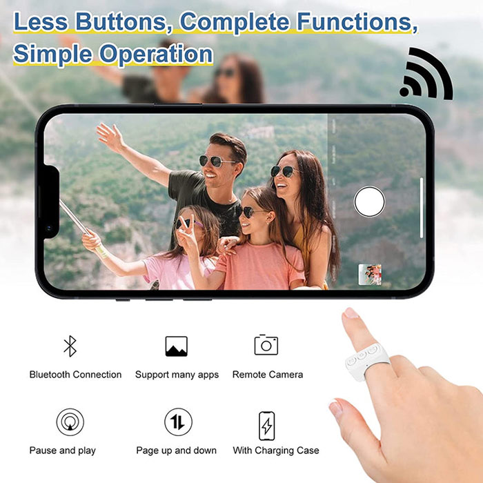 Daljinski upravljalnik lahko z vašo pametno napravo preprosto povežete preko Bluetooth povezave!