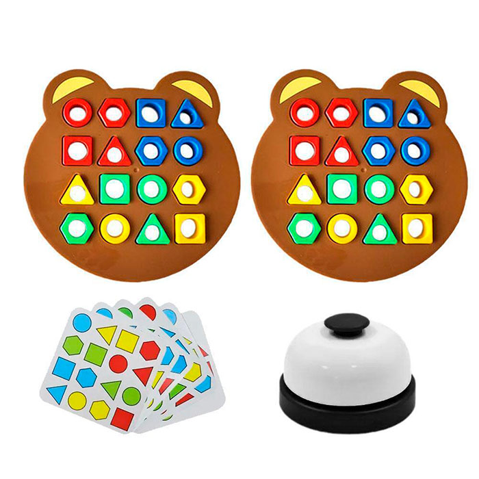 ShapeMatchingGame, otroška namizna igra, pri kateri otrok spoznava like in barve - Image 1