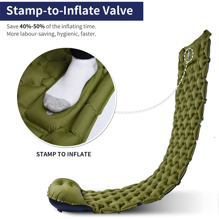 SleepMat, napihljiva blazina z vzglavjem - Image 2