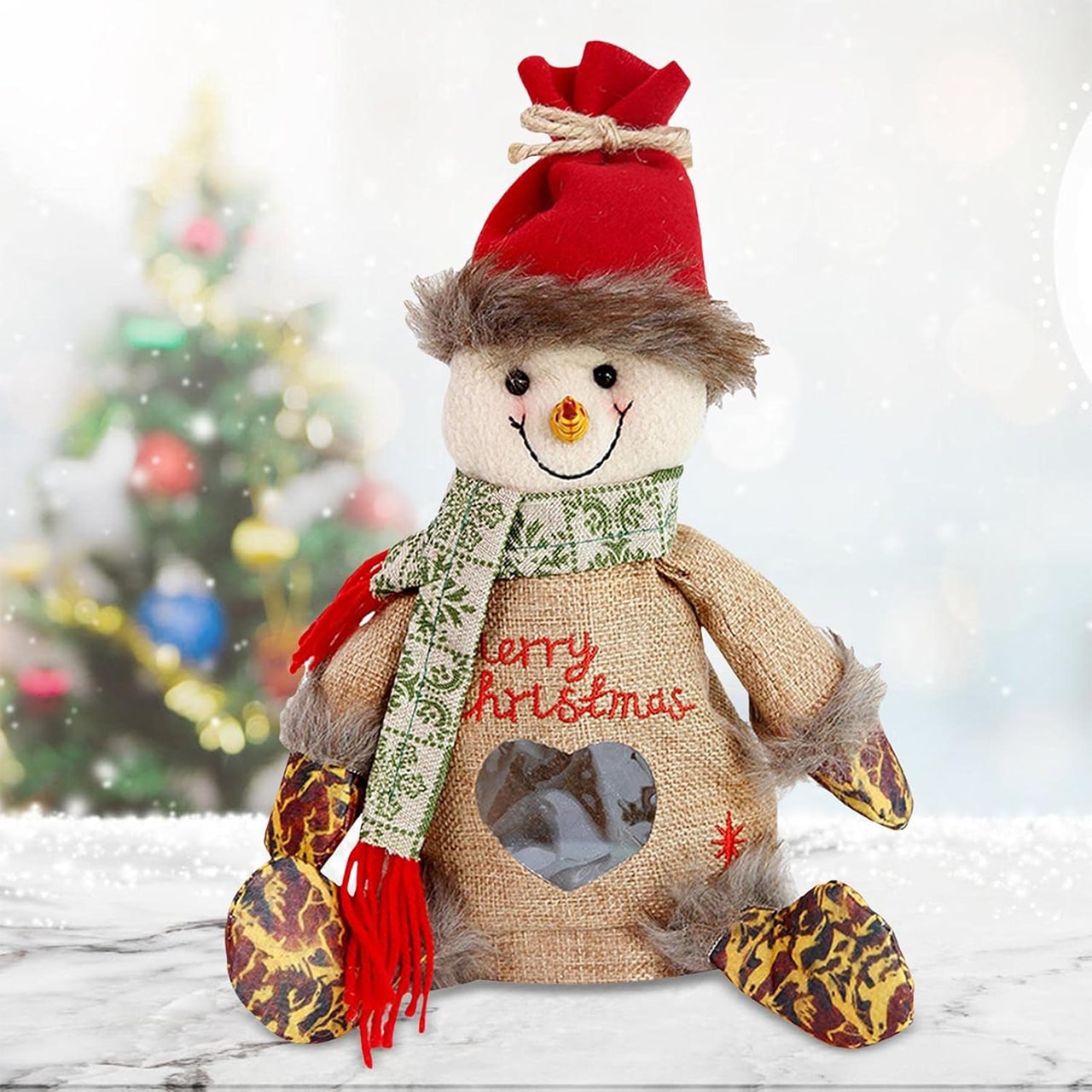 SnowMan, unikatna darilna vrečka v obliki snežaka - Image 5