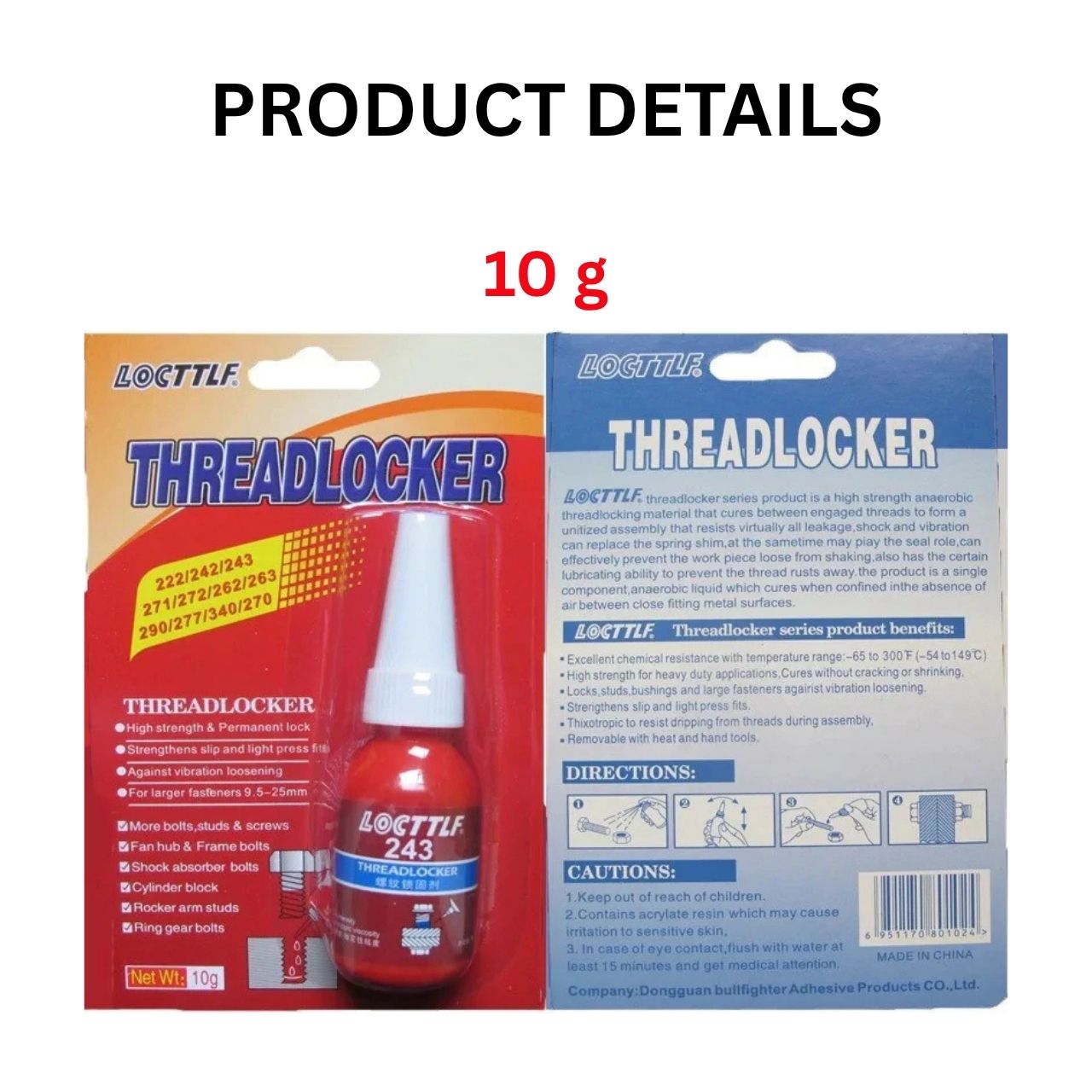 Lepilo za varovanje vijakov proti odvijanju, ThreadLocker - Image 10