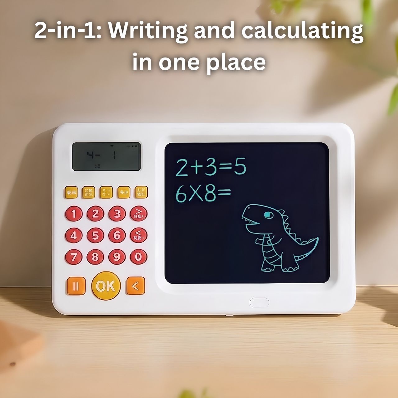 2v1 učna tablica s kalkulatorjem za otroke, TrainMath - Image 4