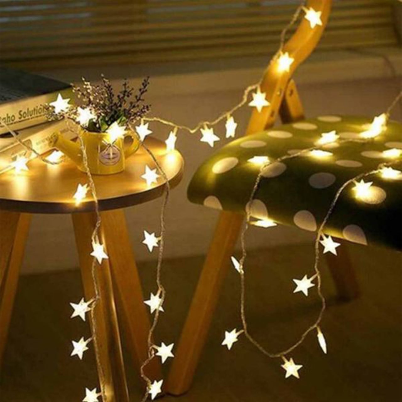 Twinkles, svetlobna veriga z lučkami v obliki zvezd (6 m) - Image 7