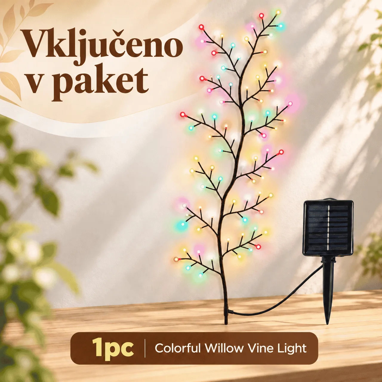 Solarna LED svetlobna veja, VineLight - Image 2