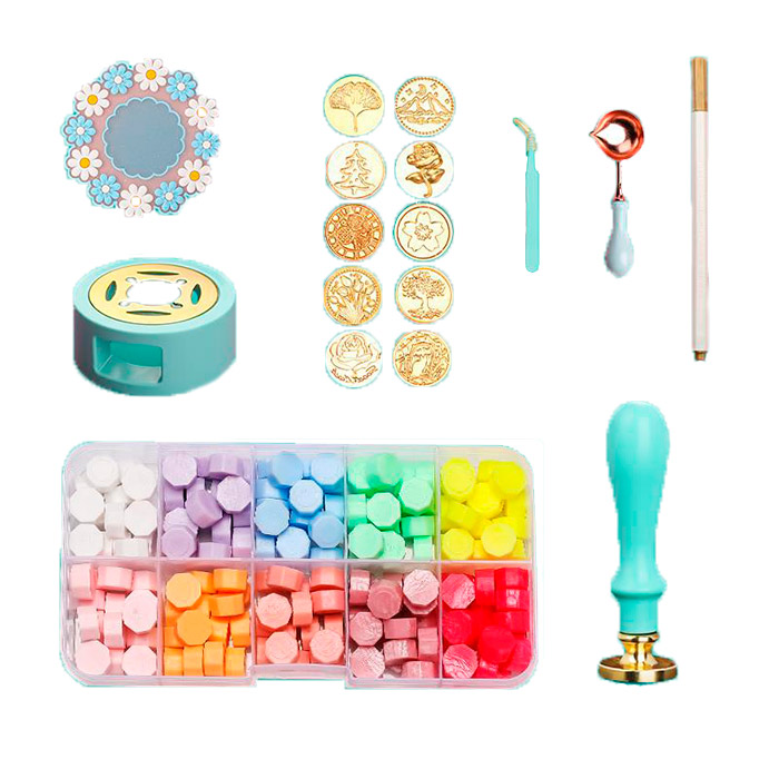 WaxKit, 17-delni set za izdelavo pečatov - Image 1