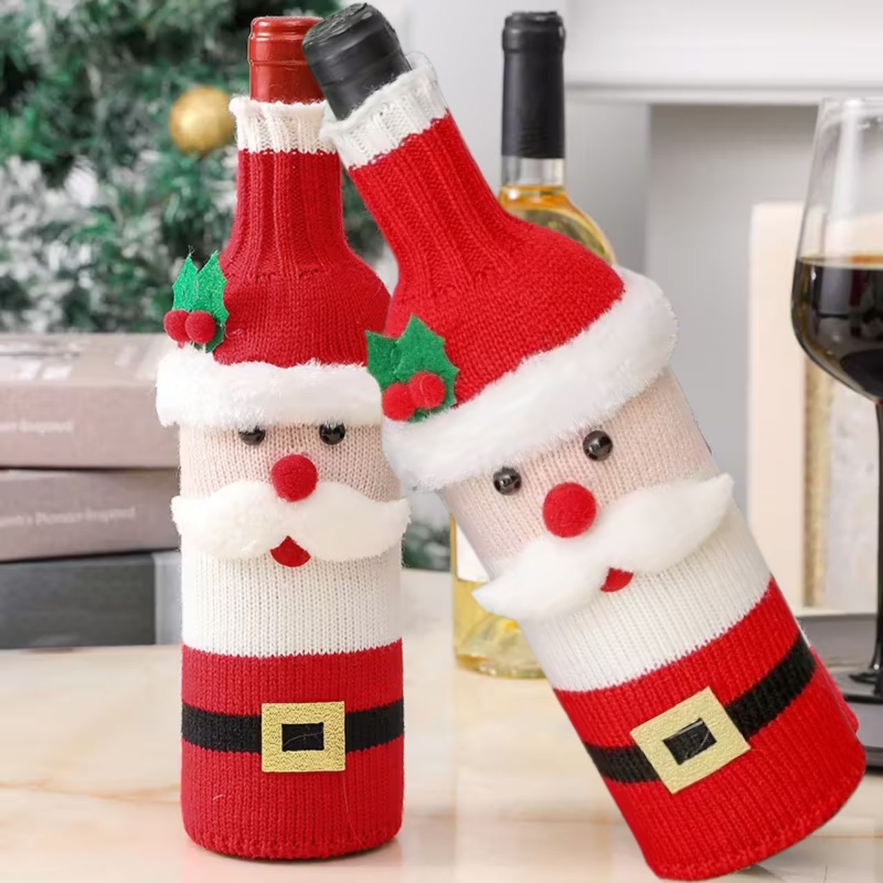 WineSanta, ovitek za steklenice Božiček - Image 2