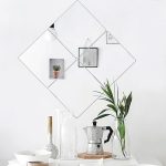 ReflectMirror, stenske nalepke z učinkom ogledala (4 kosi)