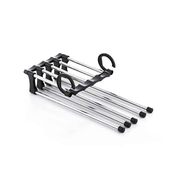 MultiHanger, večnamenski obešalnik 5v1, ki prihrani prostor v omari